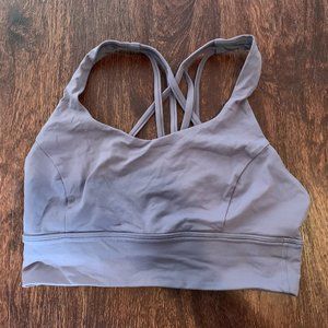 lululemon Free to Be Serene Longline Bra Light Support C/D Cup Sz 8